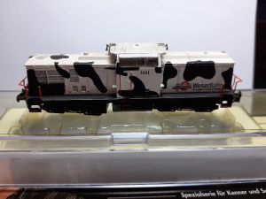 Diesellok BTE V100 "Kuhfleckenlok" Analog