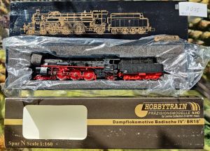 Schlepptenderlok BR 18.3, Bauart 2&rsquo;C1&rsquo; h4v, schwarz  (0.055)