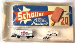 Jahresmodell Minitrix "Sch&ouml;ller" + VW T2 OVP SoMo