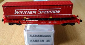 Fleischmann 845338 Taschenwagen Sdkms 707 "Winner Spedition" der DB (Ep. VI)