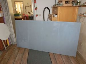 Modellbahnplatte, 204 x 101 cm, 4,6 cm dick. Zu verschenken.