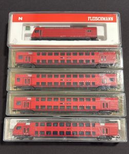 Fleischmann 775302 Spur N Sihltal E-Lok Re450 Steuerwagen DIGITAL