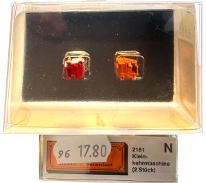 Kleinkehrmaschinen vorlackiert, 2 Stück OVP