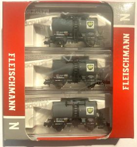 Fleischmann 841202 Set 3x Kesselwagen "BP" OVP
