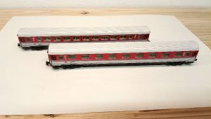 IC/EC-Schnellzugwagen DB wei&szlig;/pink/orientrot