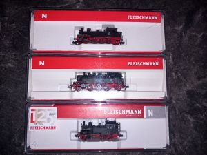 3x Dampfloks BR 70 64 92 DB