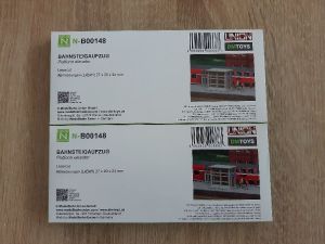  2x moderner Bahnsteigaufzug f&uuml;r Personen und Gep&auml;ck