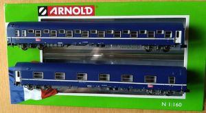 Arnold HN4343 Schlafwagen-Set T2 der SNCF (Ep. VI)