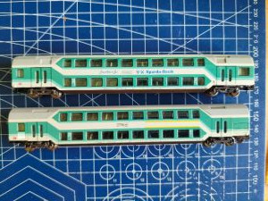 2x Doppelstock Wagen