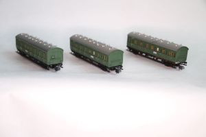 3 x Minitrix Abteilwagen Spur N in EVP
