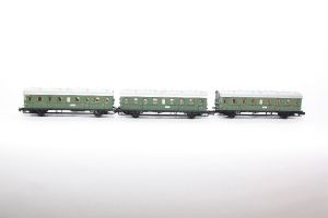 3 Abteilwagen Minitrix Spur N in EVP