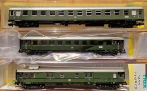 Eilzugwagen der DB drei Stück - Epoche III