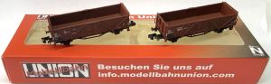 Modellbahn Union N-G10003 Set Hochbordwagen OVP