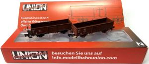Modellbahn Union N-G52002 Set Hochbordwagen OVP