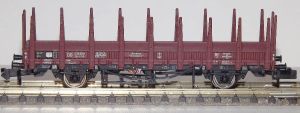 Modellbahn Union: 4 Fährboot Rungenwagen Rbmms 55 DB