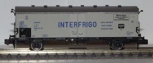 Modellbahn Union 3 Fährboot-Kühlwagen Interfrigo