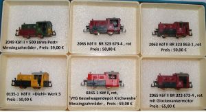6 verschiedene K&ouml;f II Modelle 