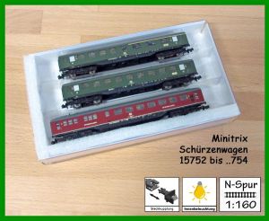 3er Schürzenwagen-Set