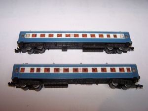 2 St&uuml;ck Weitstreckenwagen, SZD blau OK 2640, ohne OVP