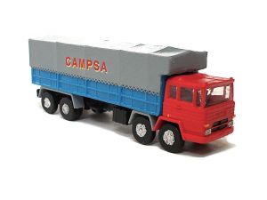 Pegaso 1086 '85 - '89, Pritsche / Plane, rot-grau, Campsa