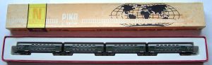 4er Doppelstockwagen-Set DR, OVP, neue Metallachsen, guter Zustand
