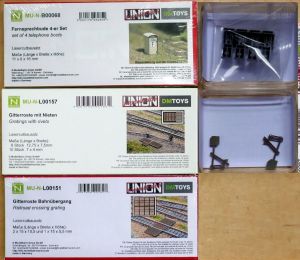 DM Toys MU diverses Zubehör zur Streckengestaltung rund ums Gleis
