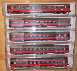 5x ÖBB Eurofima-Wagen "EC16 Max Reinhard"