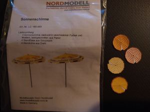 Zubehör - Straßenschilder NORDMODELL Sonnenschirme