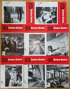 Fachzeitschrift "Deine Bahn" Einzelhefte von 1973-1975