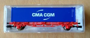 Fleischmann 824212 Container-Tragwagen "CMA CGM" der DB (Ep. V)