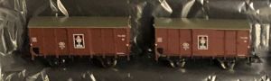 Fleischmann 2 Gedeckter G&uuml;terwagen "SPA" der SNCB