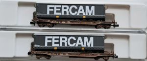 2 Taschenwagen FERCAM #105