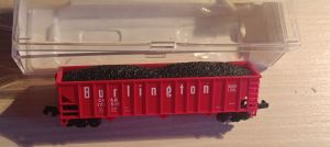 US Burlington red 90T Hopper (Ladung)