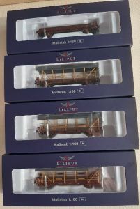 4-teiliges Liliput Autotransporter-Set, neu