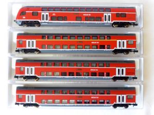 Fleischmann, Doppelstockwagen DB Regio, 4-teilig, Top in OVP!