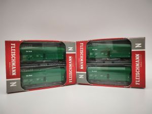 Spur N Fleischmann 852327 2 x 2er Set Selbstentladewagen OnRail Top&OVP