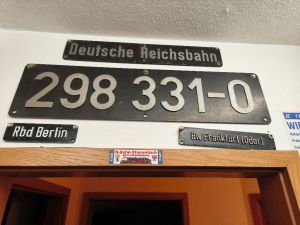 Komplette Lok Beschriftung BR 298