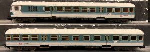 Minitrix 2-er Set &acute;City-Bahn&acute; der DB
