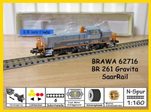 Diesellok BR261 Gravita SaarRail