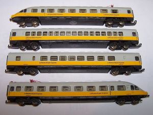 ET403 Lufthansa Airport Express mit roten Stromabnehmern,  ohne OVP