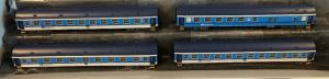 Minitrix 4-er Set Abteilwagen UIC-Y der CD