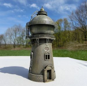 VOLLMER 7543 Wasserturm, Modell patiniert.