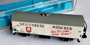 Kühlwagen (Bierwagen), 2-achsig, weiß, "SPATENBRÄU", "MÜNCHEN"
