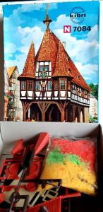 Bausatz Rathaus Michelstadt, Maße: 12 x 8 x 16 cm