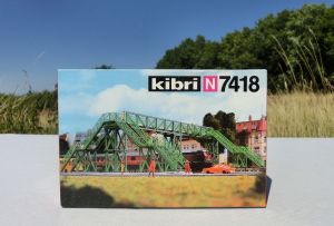 KIBRI 7418, Bausatz Fußgängerbrücke, OVP.