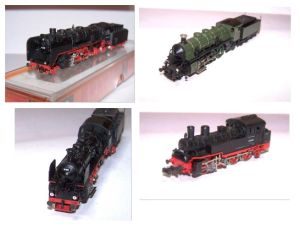 BR41 001, S 3/6 Nr 3655, und  BR92 692, alle mit Rauchentwickler , bitte lesen