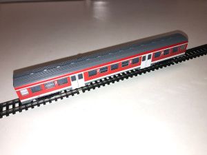 Zwischenwagen, BR 924, 4-achsig, verkehrsrot