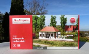 AUHAGEN 14 456, Bausatz Haltepunkt "Laubenstein" in der originalversiegelten OVP.
