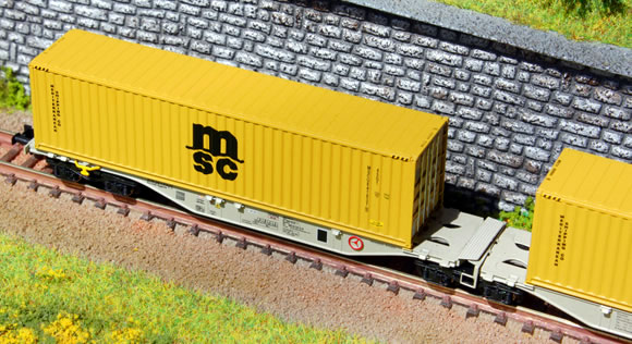 Rocky Rail Doppelcontainertragwagen SGGMRSS '90