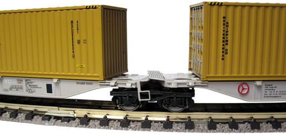 Rocky Rail Doppelcontainertragwagen SGGMRSS '90